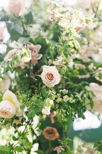 Floral ceremony arch