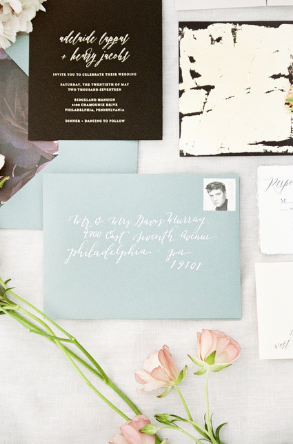 floral wedding invitations