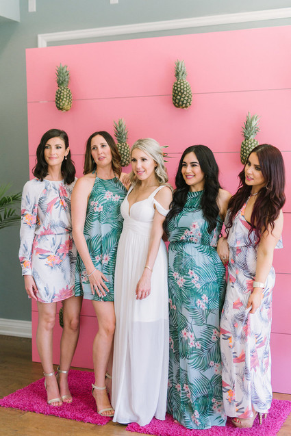 Pineapple photo backdrop