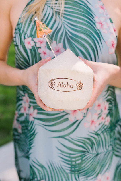Coconuts for bridal shower
