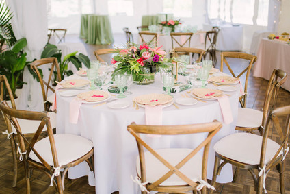 Tropical tablescape