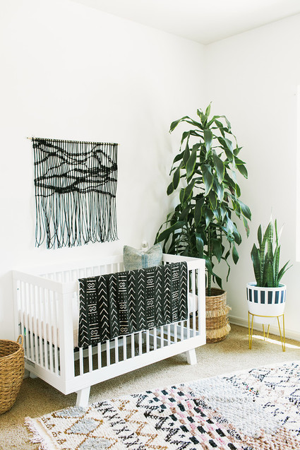 Modern DIY boy's nursery