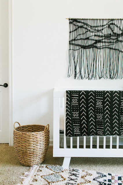 mud cloth inspired nursery