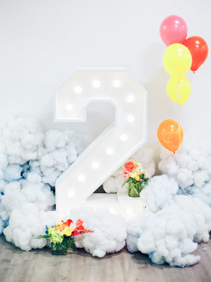 Rainbow care bear birthday party