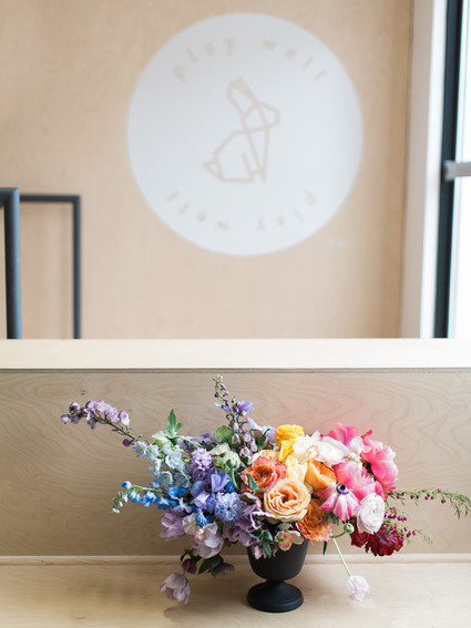 Rainbow care bear birthday party