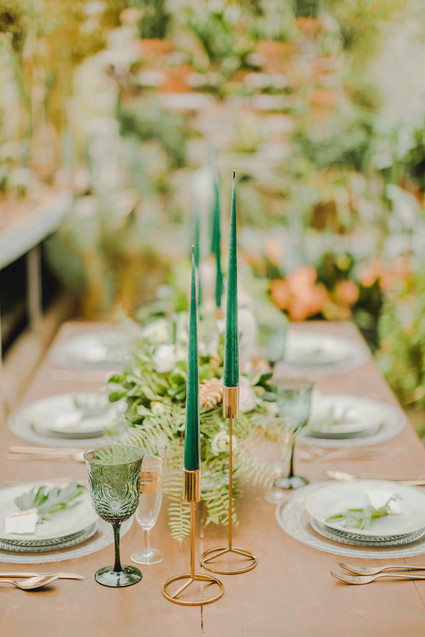 greenhouse inspired wedding ideas