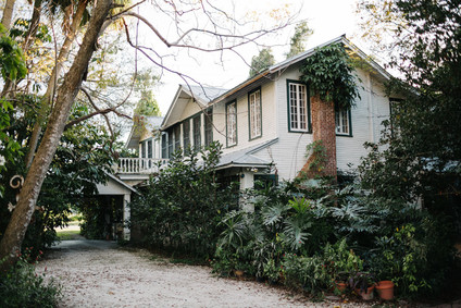 eclectic secret garden wedding with fall colors