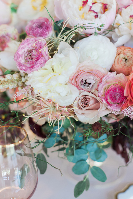 Pink and blue oceanic wedding ideas