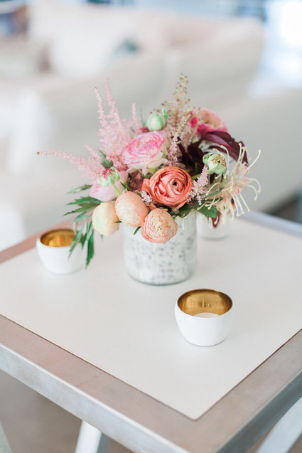 Pink and blue oceanic wedding ideas