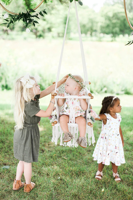 Feminine boho picnic 1st birthday Inspiration