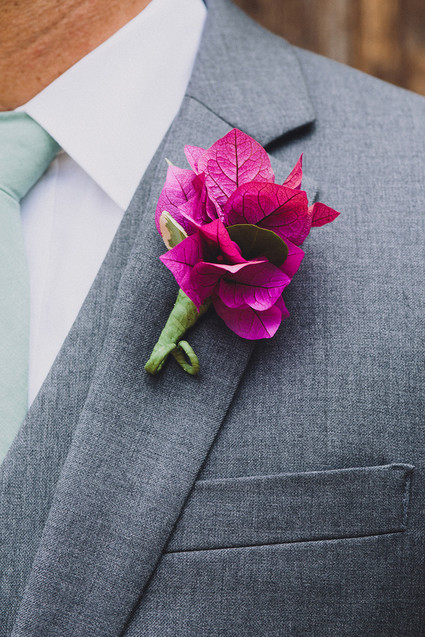 bougainvillea boutonnière Inspiration