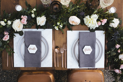 rock and roll backyard wedding Inspiration