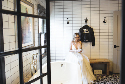 rock and roll backyard wedding Inspiration