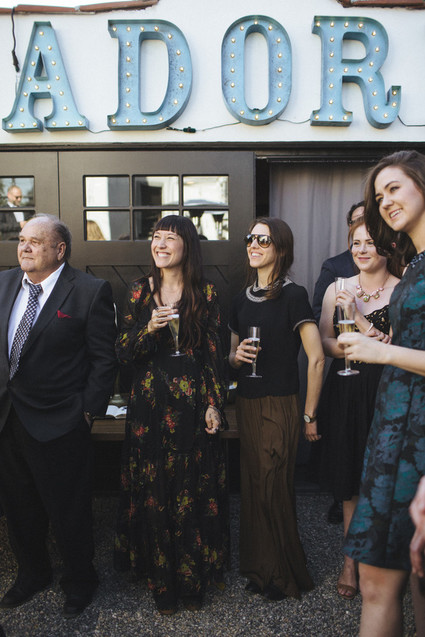 rock and roll backyard wedding Inspiration