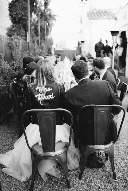 rock and roll backyard wedding Inspiration