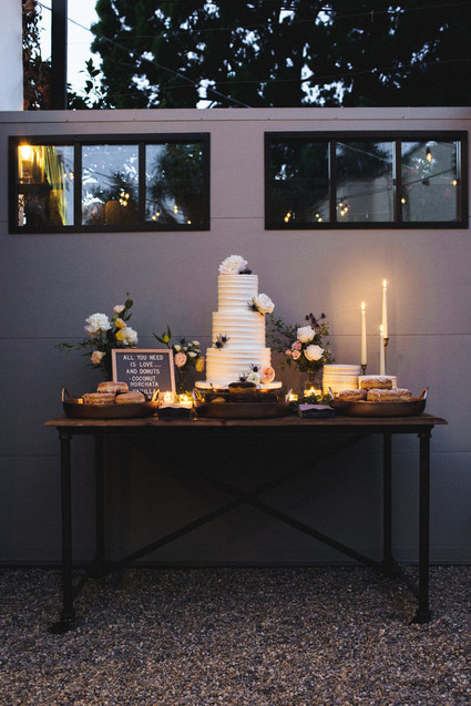 rock and roll backyard wedding