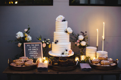 rock and roll backyard wedding Inspiration