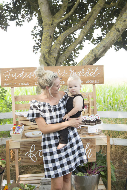 Farmer's market 1st birthday party