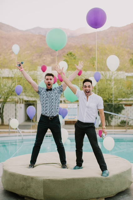 Ace Hotel Palm Springs same sex wedding Inspiration