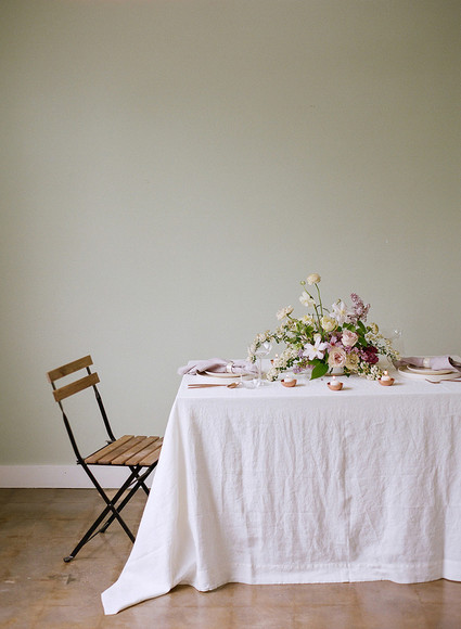 lilac garden-inspired bridal shower