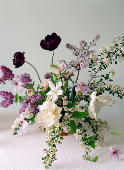 Lilac spring floral arrangement Inspiration