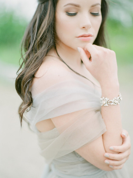 grey wedding dress Inspiration