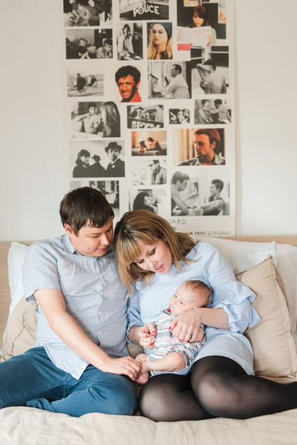 mod LA family photos and home tour