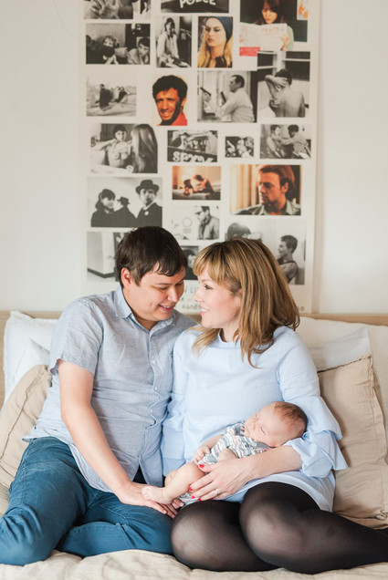 mod LA family photos and home tour