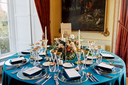 Fashionable Irish castle wedding