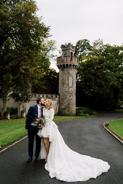 Fashionable Irish castle wedding