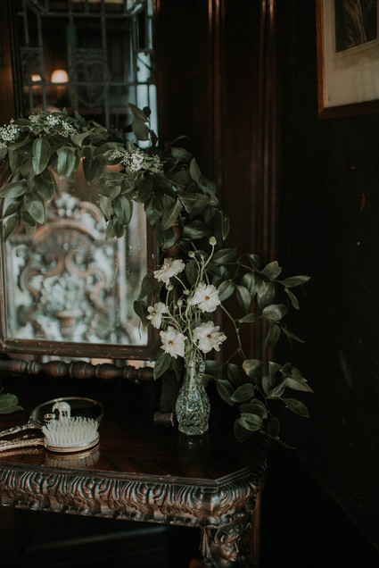 Moody, ornate Secret Garden-inspired bridal editorial Inspiration