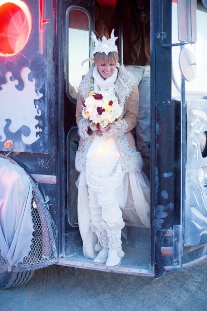 Burning Man wedding