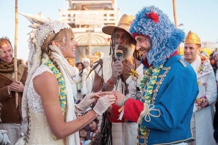 Burning Man wedding