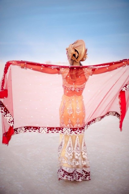 Burning Man wedding