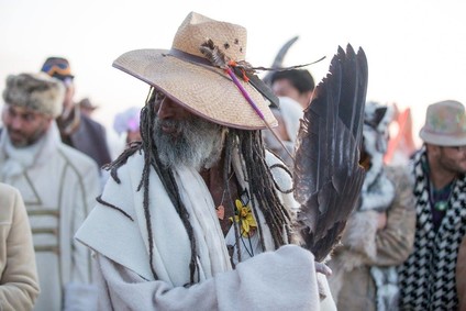 Burning Man wedding