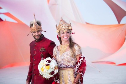 Burning Man wedding