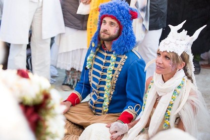 Burning Man wedding
