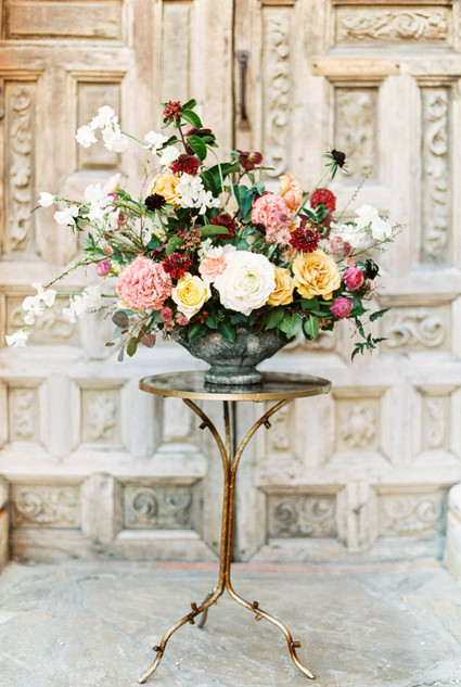 Romantic ruins bridal editorial