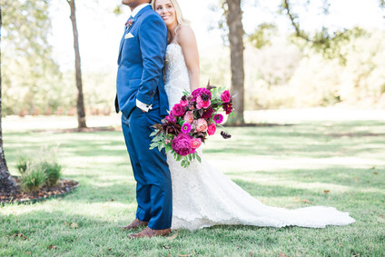 Bright, modern barn wedding