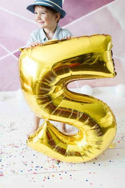 Donut themed 5th birthday party Inspiration