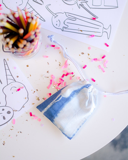 Shibori birthday party ideas