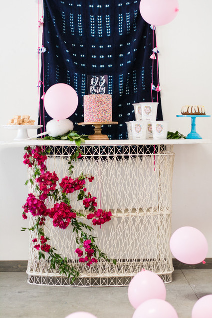 Shibori birthday party ideas