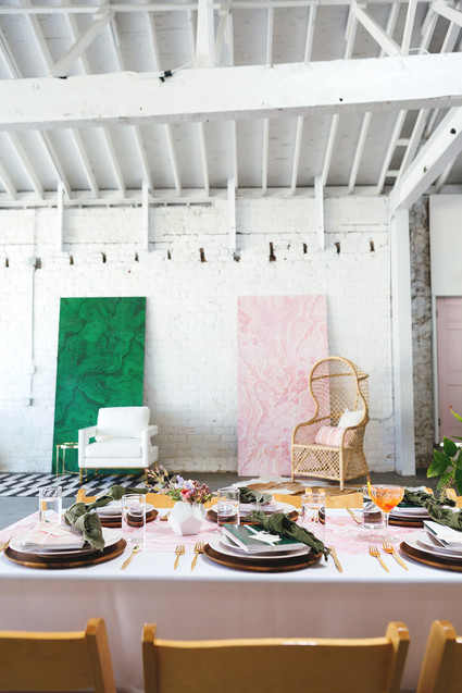 Sarah Sherman Samuel's wallpaper launch lunch Inspiration