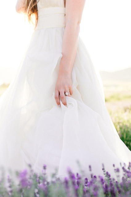 lavender field wedding editorial