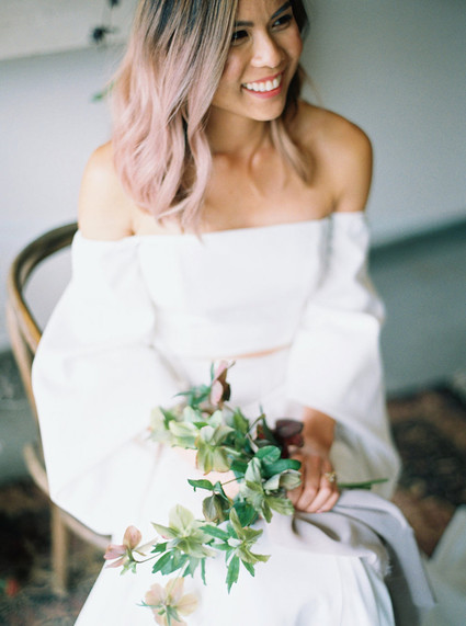 minimal fall wedding decor