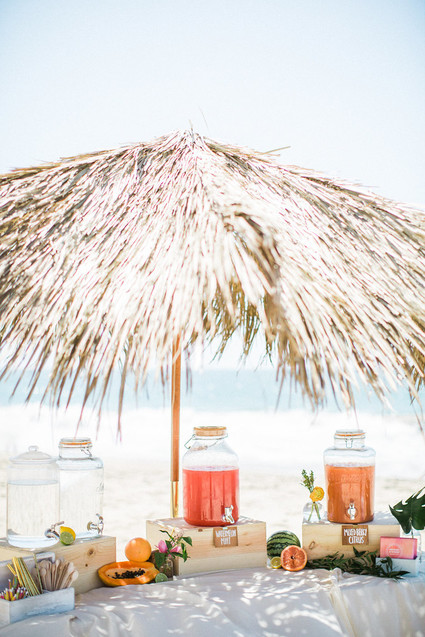 agua fresca drink station Inspiration