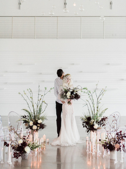 All white bohemian wedding ideas