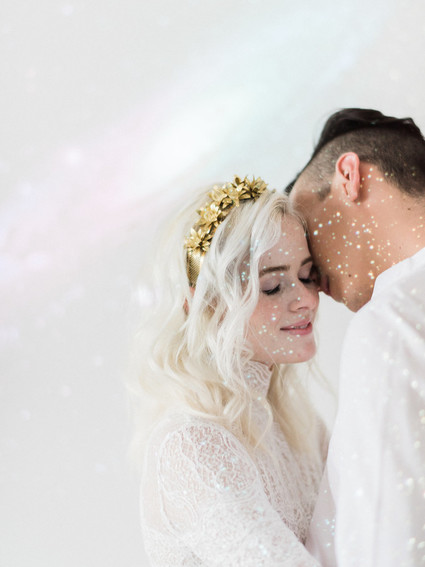 All white bohemian wedding ideas