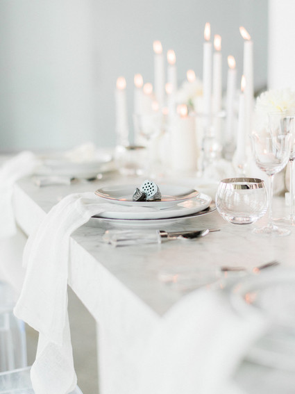 All white bohemian wedding ideas