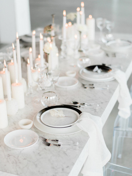 All white bohemian wedding ideas